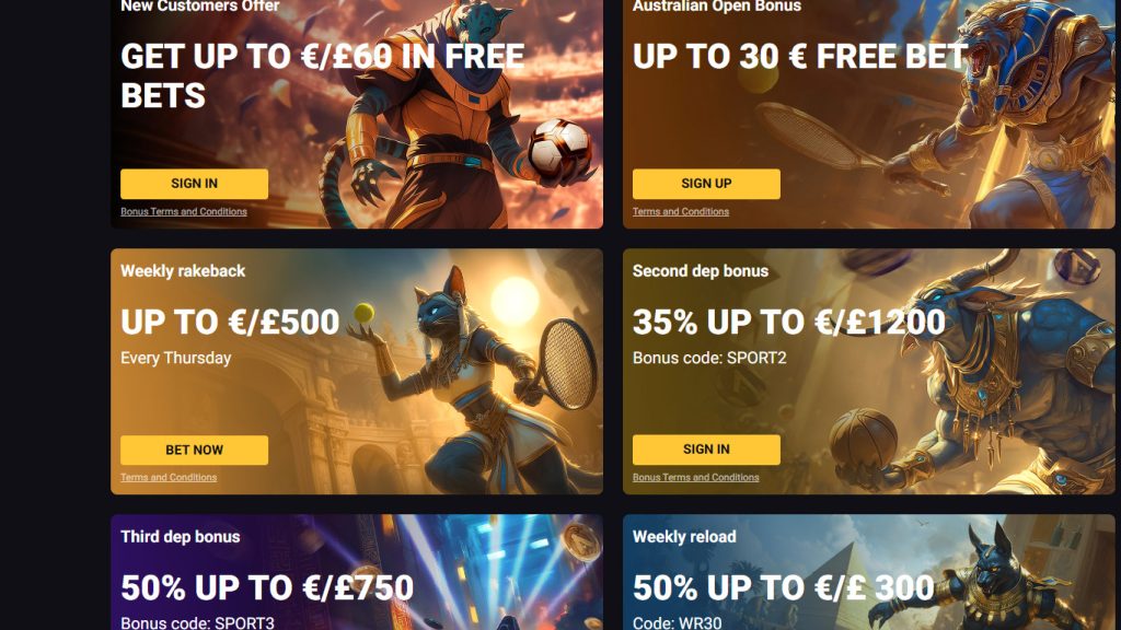 Amonbet Casino welcome bonus free bets & bonus codes