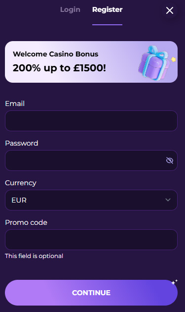 Astrozino Casino Signup and Login