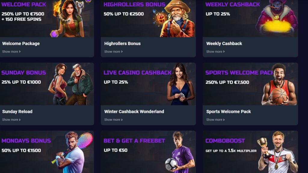 BetGem Casino bonuses and promotions
