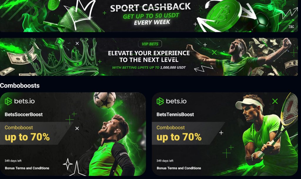Bets.io Casino ongoing promotions