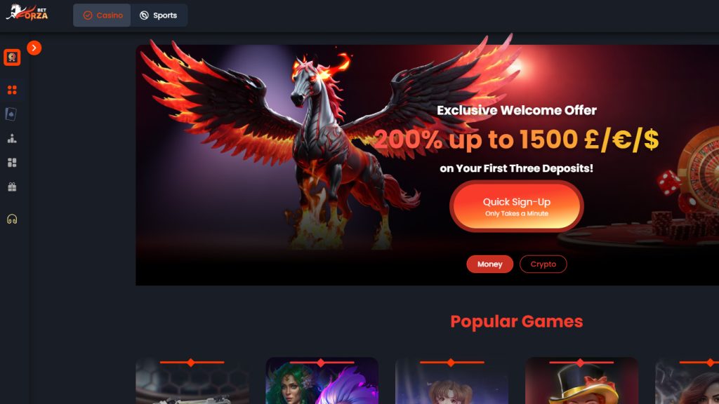 Forza.Bet Casino Main Page