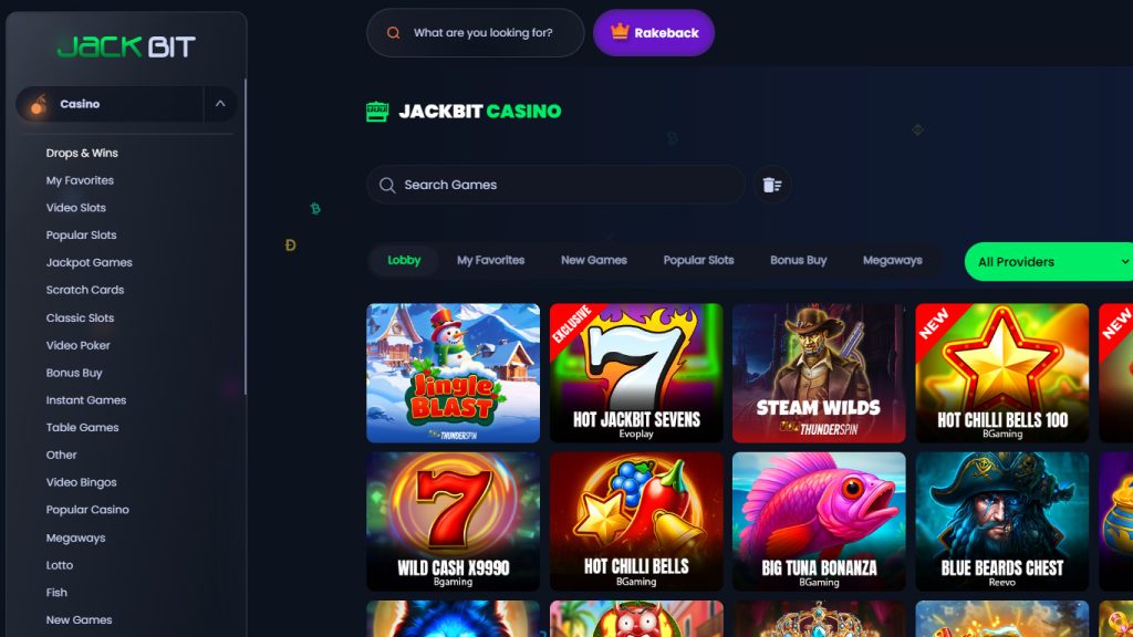 Jackbit Casino casino games, slots