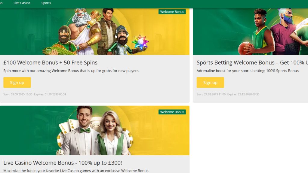Qbet Casino welcome bonus