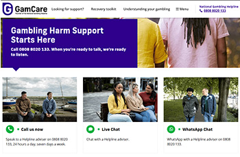 gamcare national gambling helpline