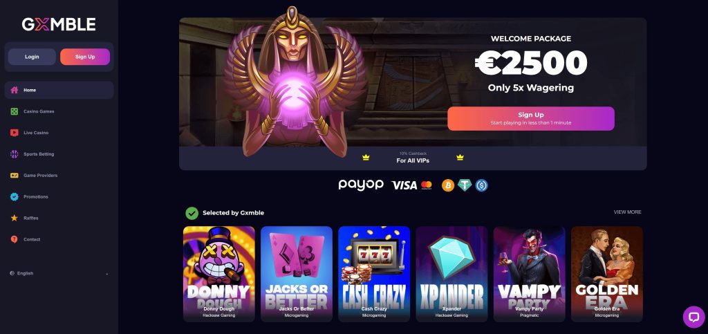 Gxmble Main Screenshot