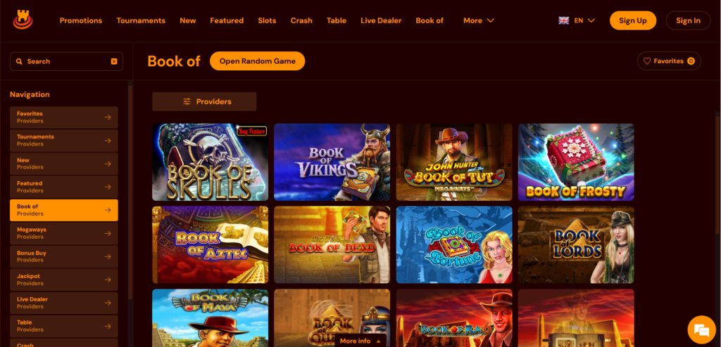 SpinsCastle Main Screenshot